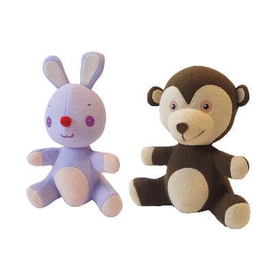 Canbebe Rabbit Monkey Baby Soft Toys